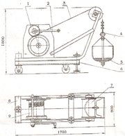 Лебедка элеваторная ЛЭ-150